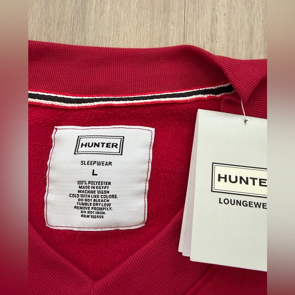 Hunter Red V-Neck Sweater - Picture 3 of 6